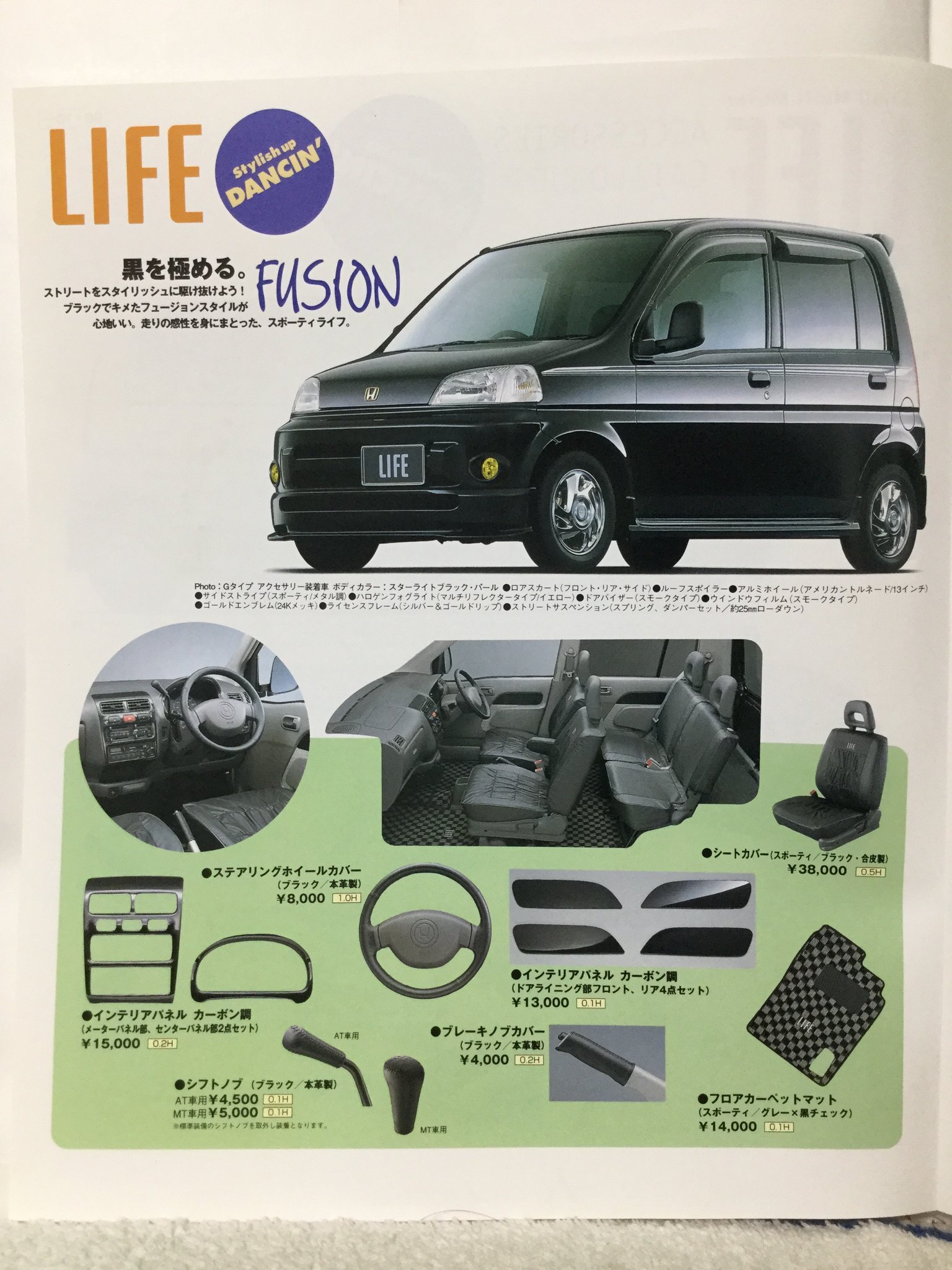 自動車カタログ収集記 Jb1 ライフ オプションカタログ
