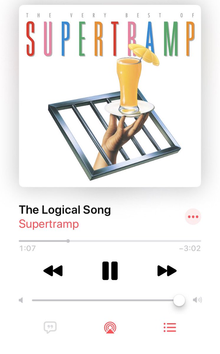 SharonaWorlds's tweet image. The Logical Song...what a song...the chorus takes me back to a good place ❤️ 1979 #supertramp #thelogicalsong #thankyou #thankyouforthemusic