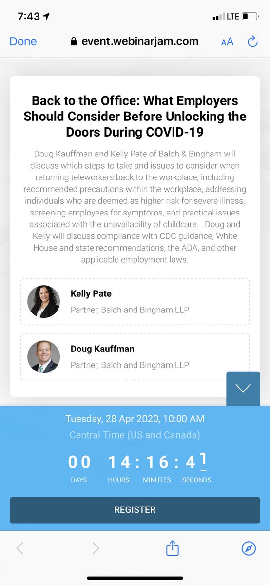 bhamconstlawyer's tweet photo. @BalchBingham @BCAToday Registration link says 10am FYI https://t.co/jeAODfhT1V