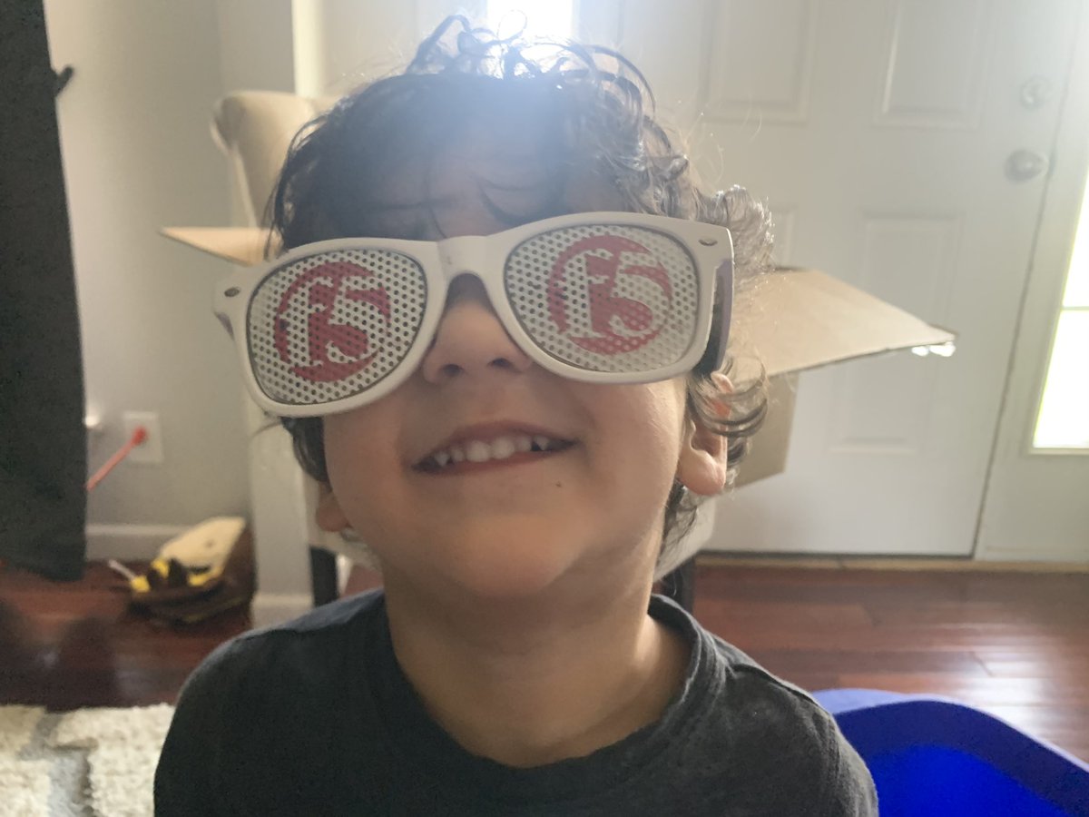 jasonrahm's tweet image. My little man is auditioning for a slot for next year’s #BringYourChildToWorkDay @F5Networks #CodeConnects