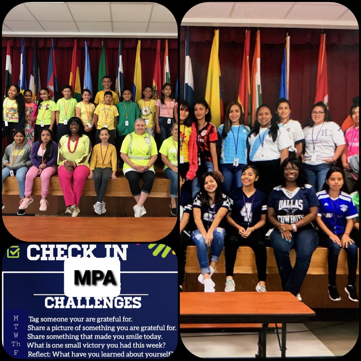 MPA_Jaguars's tweet photo. We're ready for another Check-In Challenge. MPA is most grateful for our students which we miss OH SO MUCH!! #MondaysPeopleGratitude #TuesdaysThingGratitude #AloneTogether #MPAJaguarshave💜 #BrightStudentsBrightFuture @MPA_GOJAGUARS https://t.co/JZispMga9K