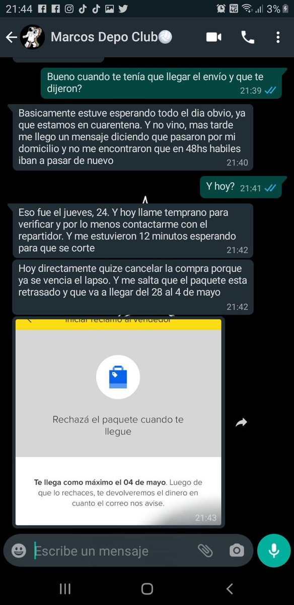 Evaiara_'s tweet photo. NECESITO HACER UNA DENUNCIA COLECTIVA CONTRA #OCASA  Vi que a varios les paso lo mismo, así que podemos hacer un hilo, de a quién más estafaron, e intenten cancelar la compra y reporten el problema con el envío. https://t.co/CSbBxBqZOb