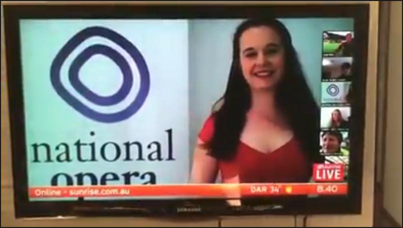Today we had some great exposure on television celebrating Canberra and our new exciting opera company. Stay tuned for our first opera - Puccini's La Rondine in December. Thanks to Katrina for sharing her talents.