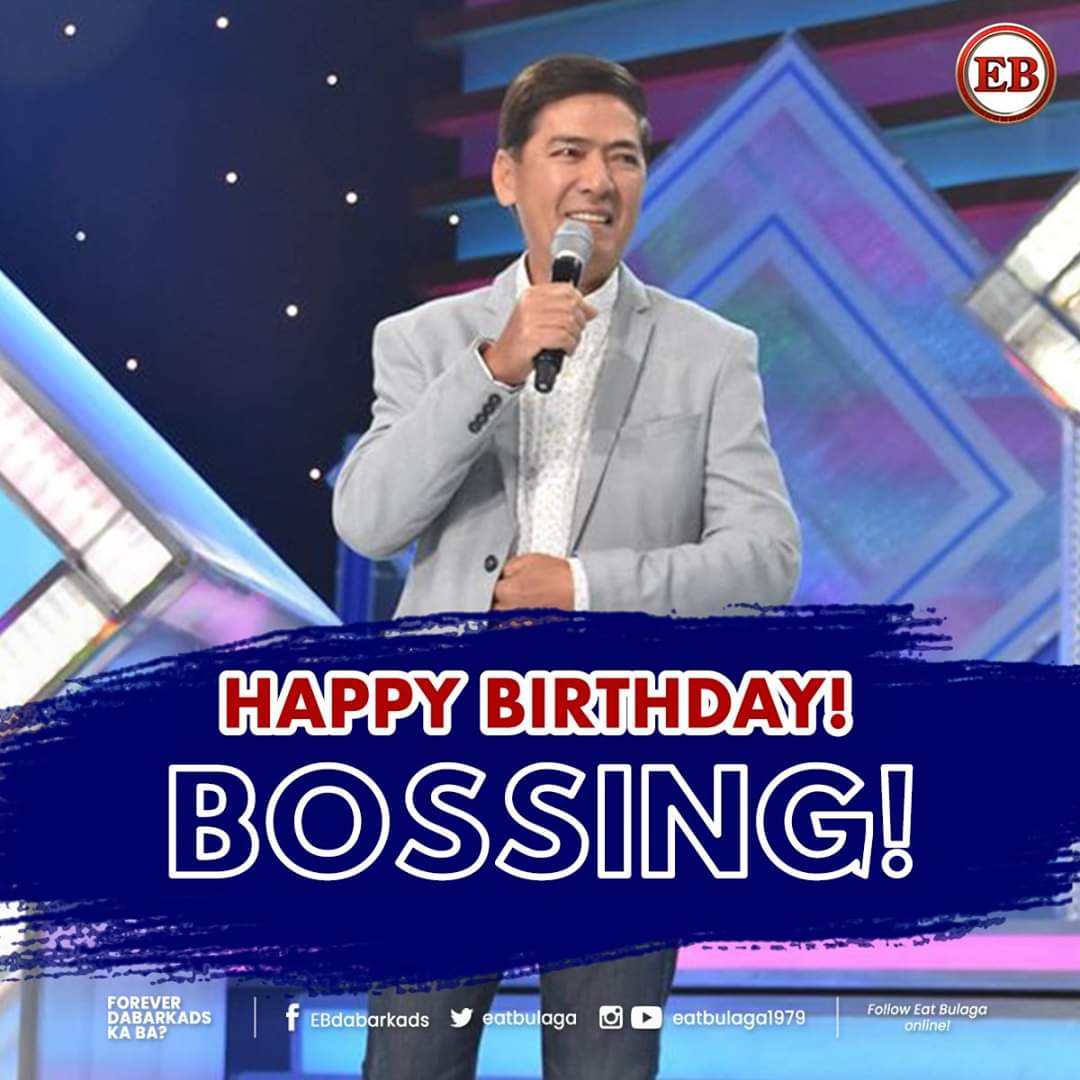 Happy Birthday sa atin Bossing Vic Sotto  
