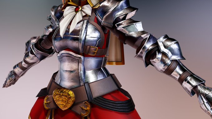 配布されてたノーマルマップを使ってみたけどかなりいい
金属とかただmetalnessを付加するだけだとのっぺりしててチープなのが悩みだった 