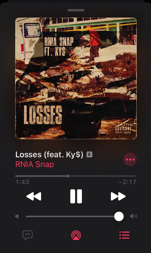 rnia_snap's tweet photo. It’s Available on 🍏@AppleMusic NOW!
Y’all run that up for me! 🖤#AllisLove
#RNIA #3rdWorld🌎👶🏾 #lockdownhustle #indieartist #Losses #QuarantineLife #QuarantineMusic #StreamNow #OutNow #AppleMusic https://t.co/pxloomrwcz