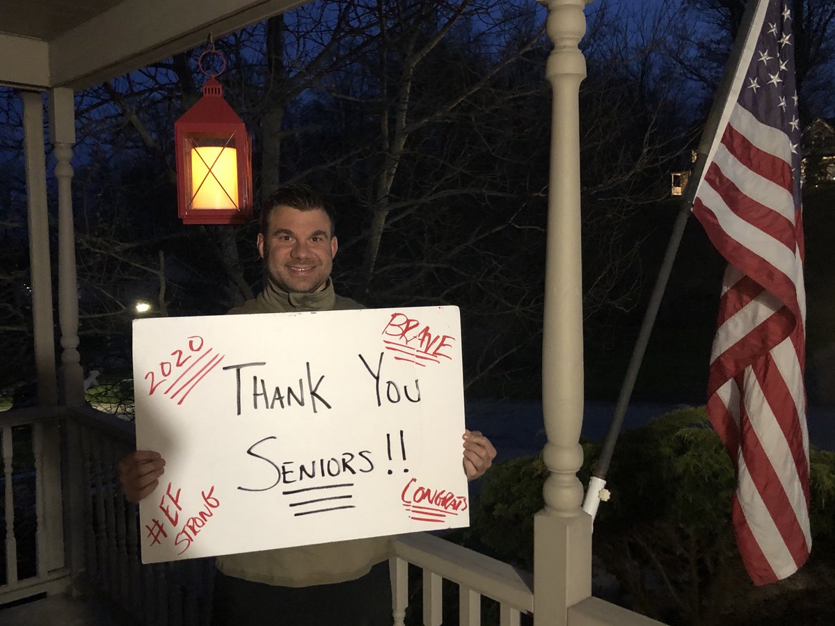 Thank you 2020 seniors! 
#EF STRONG