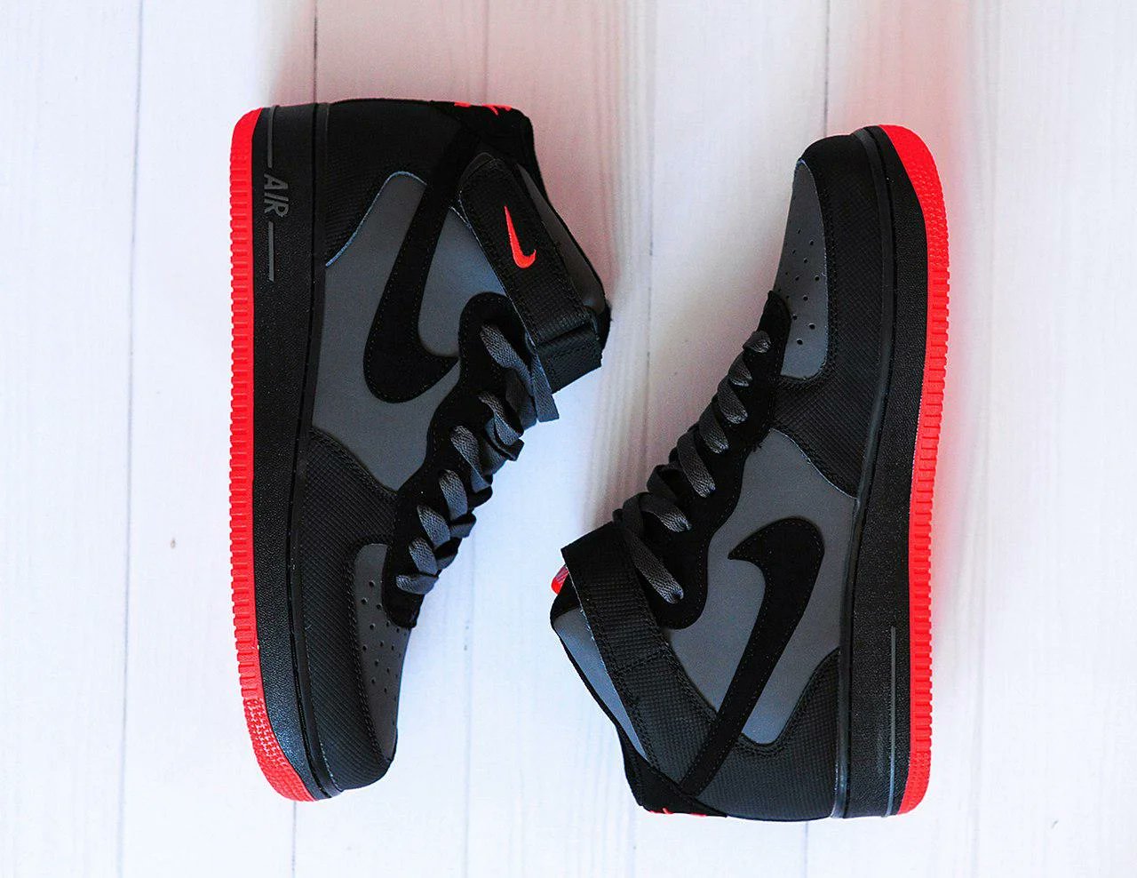 air force 1 mid hot lava