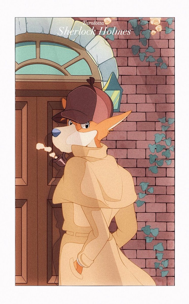 hat solo deerstalker pokemon (creature) looking back clothed pokemon door  illustration images