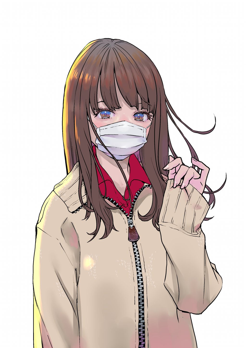 大崎ペコ丸 ぐだぐだするき １巻２月22日発売 こわいねー イラスト女の子 マスク T Co U2vutjpu4g Twitter