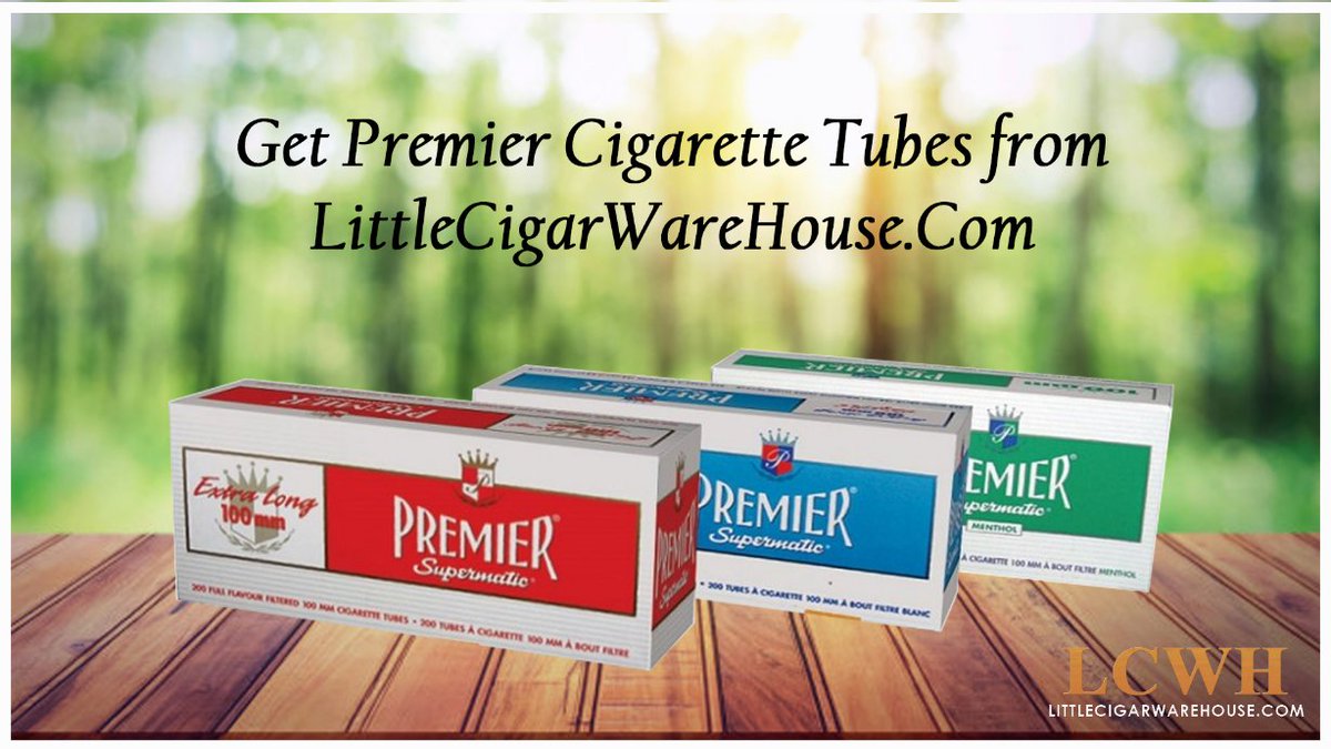discountcigars's tweet photo. Get #Premier #CigaretteTubes from #LittleCigarWareHouse https://t.co/b9dhP1UZdx
. #Cigars #CigarWraps #Wraps #Rollingpapers #Buycigarsonline #Cigarillos #CheapTobacco #BuyTobaccoOnline #Cheapandbest #BestCigars #Tobaccomarketonline #Cigarettes #CigarClub  #Corona #Covid19 #cigar https://t.co/mnPeHuBYFq