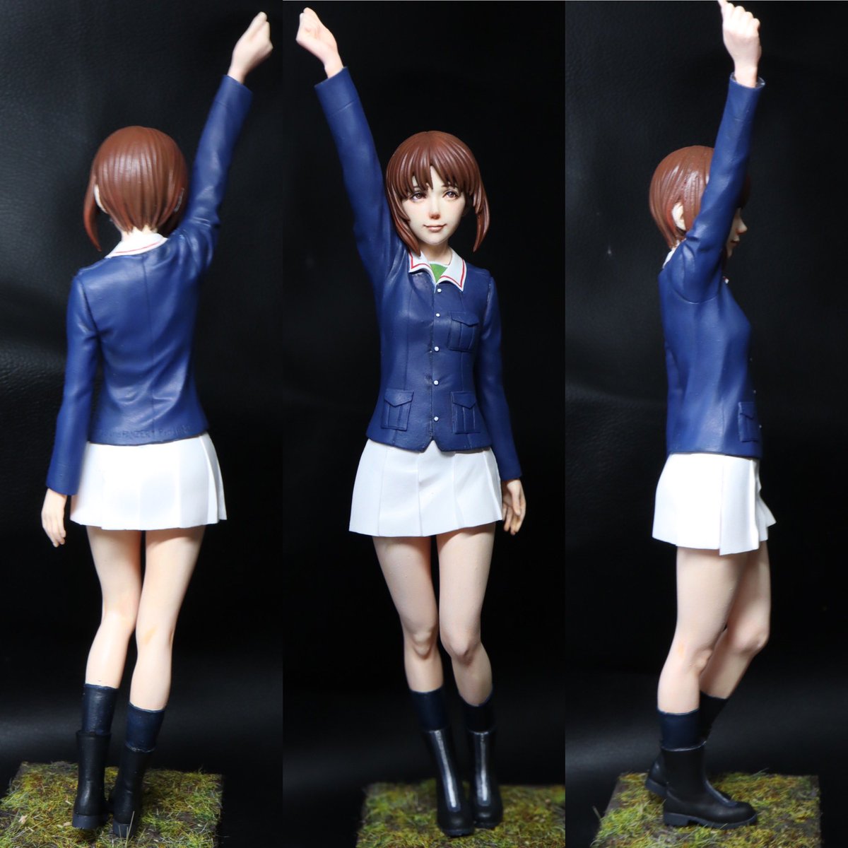 アトリエイット 西住みほ ガールズ＆パンツァー ガレージキット アトリエイット ガールズ＆パンツァー 1/12 西住みほ ガレージ