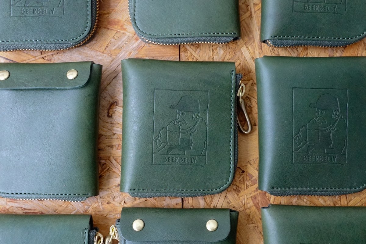 BEER BELLY 二つ折り財布　キーリング BEER BELLY 二つ折り財布 キーリング