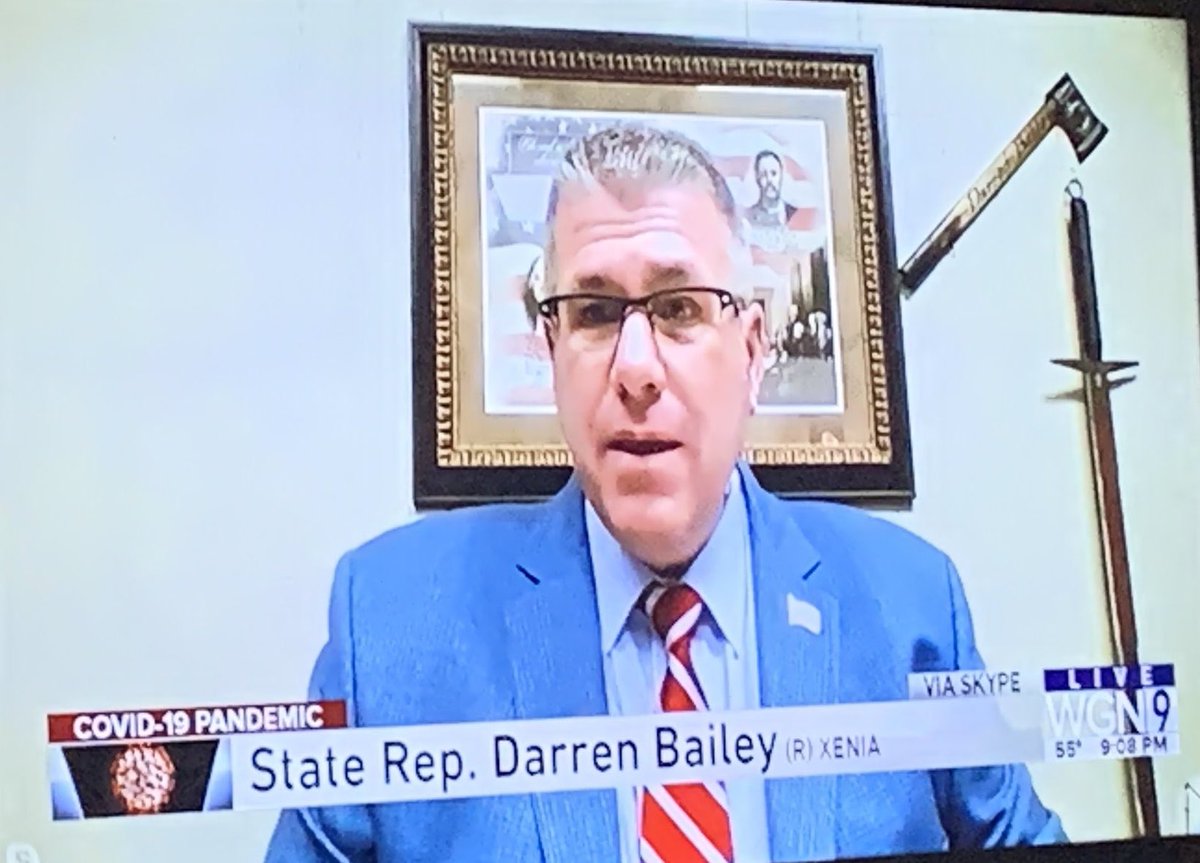 What is happening here? Can someone do a wellness check on #RepDarrenBailey please? 2/10.