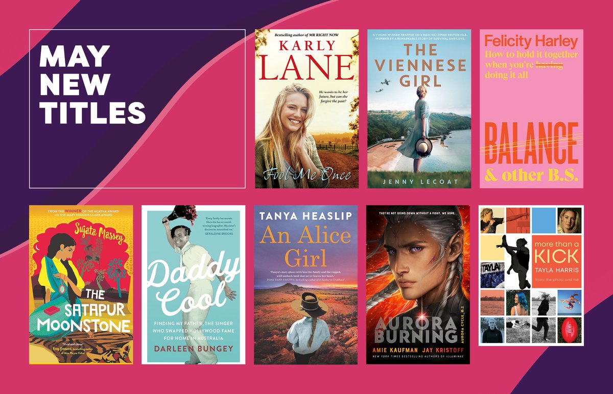 MAY-be it's time to check out some new book releases! We've got a bunch that won't leave you in dis-MAY 😉📚