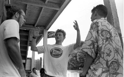 Alex directing Bomb The Bass’s Bug Powder Dust in Belize circa 1992 😌✨