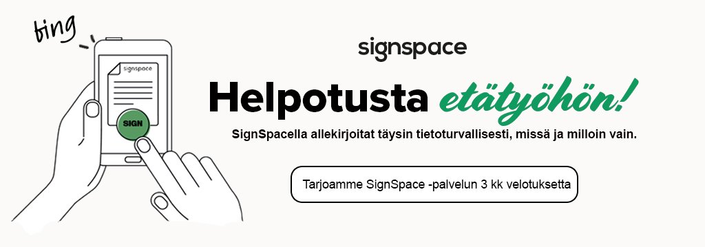 vastuugroup's tweet image. Buustaa myyntiäsi ja hoida sopimusneuvottelut maaliin allekirjoittamalla sähköisesti 🎯Kokeile #signspace​​-palvelua 3 kuukautta ilmaiseksi. #sähköinenallekirjoitus hubs.ly/H0pC02P0