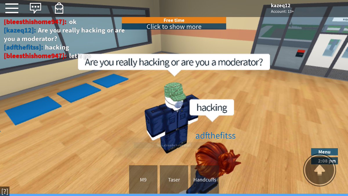 Mynameisfred564 Mfred564 Twitter - roblox prison life hack pc