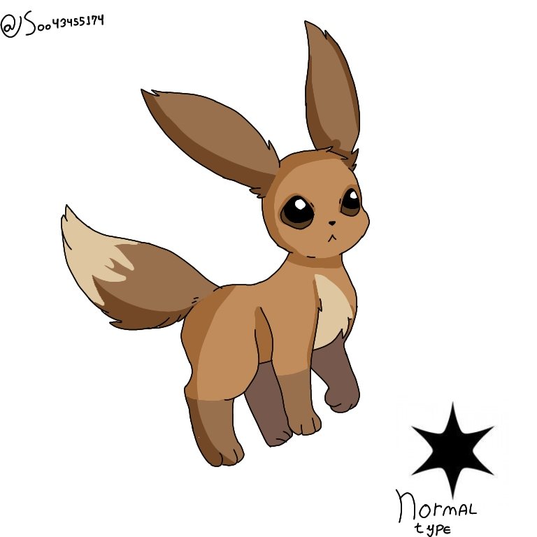 Soo on X: Eeveelution de tipo normal: Nome: Norneon Pré evolução: Eevee  Pokedex: Norneon evolui se for treinado com mais 3 Eevees. São conhecidos  por guiar Eevees em florestas. #pokemonfanart #Eevee #Pokemon