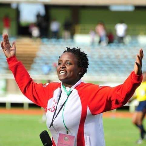 gaspow_fc's tweet photo. Picture her, Winnie Mugeshi, our assistant captain, very talented AM and False Striker. Her best season for the club came in 2018 #kwpl, where she scored a whopping 23 goals..
#Gaspo @GithuaTm @izackiniesta @KiambuCountyGov #Pambazuka https://t.co/neDxpKLYOd