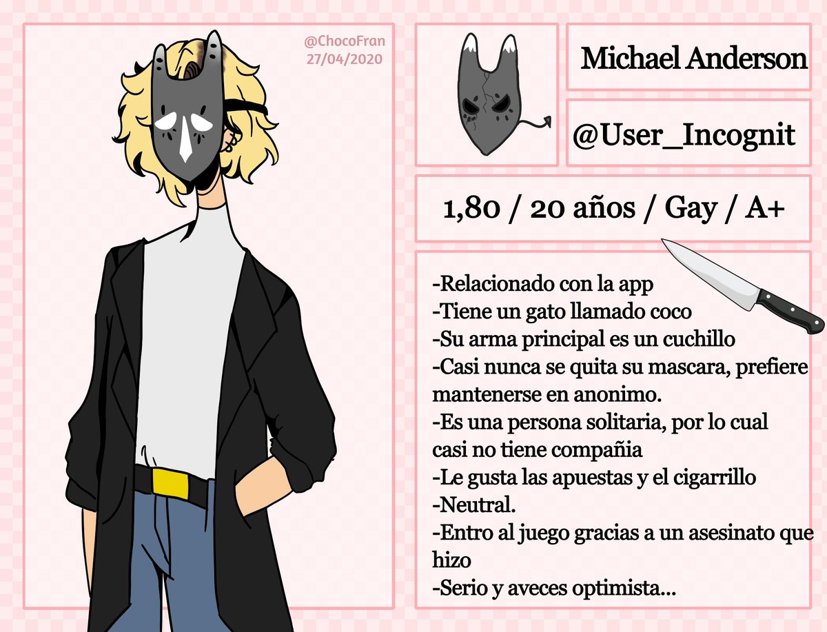 ___chocofran's tweet image. #TwitterLockApp

YA LLEGUE
Ame mucho mas el diseño sin mascara, pero meh, puede que algun dia revele su cara ujuju ✨

POR CIERTO, SUPER AME LA TEMATICA DE ESTE # -Sobs-