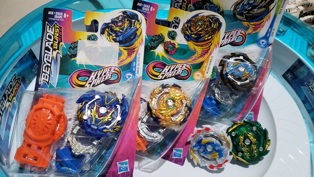 Beyblade_Galaxy's tweet image. "Vai ter mais #HyperSphere no canal?"
Sim! A #Hasbro me surpreendeu com #BeybladeBurstRise!