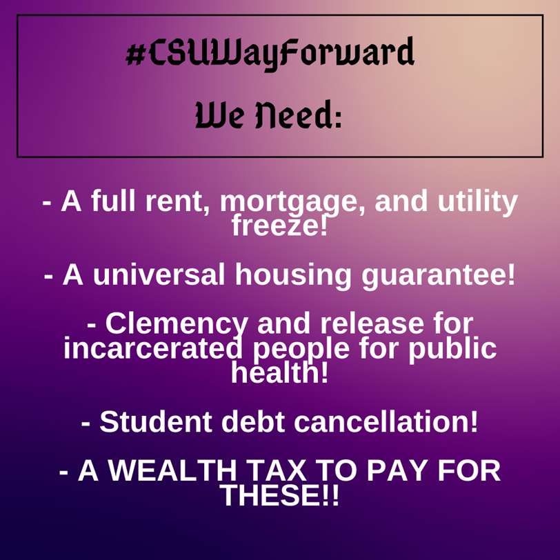 sqestan's tweet photo. STUDENTS: Join us in our week of action and change your zoom backgrounds to any of these 3:
#CSUWayForward #CSUStudentDemands #SQEDemands #ZoomUniversity #TogetherOnline @CSUSQEstatewide https://t.co/gm48C4fmxi