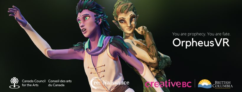 re_opera's tweet photo. There have been so many ups and downs this month; so many moments of uncertain wandering and blazing new trails. We are so deeply grateful to our supporters in these challenging times. Today, we announce generous support from the @creativebcs interactive fund for #OrpheusVR !! https://t.co/RhvOnJvgOO