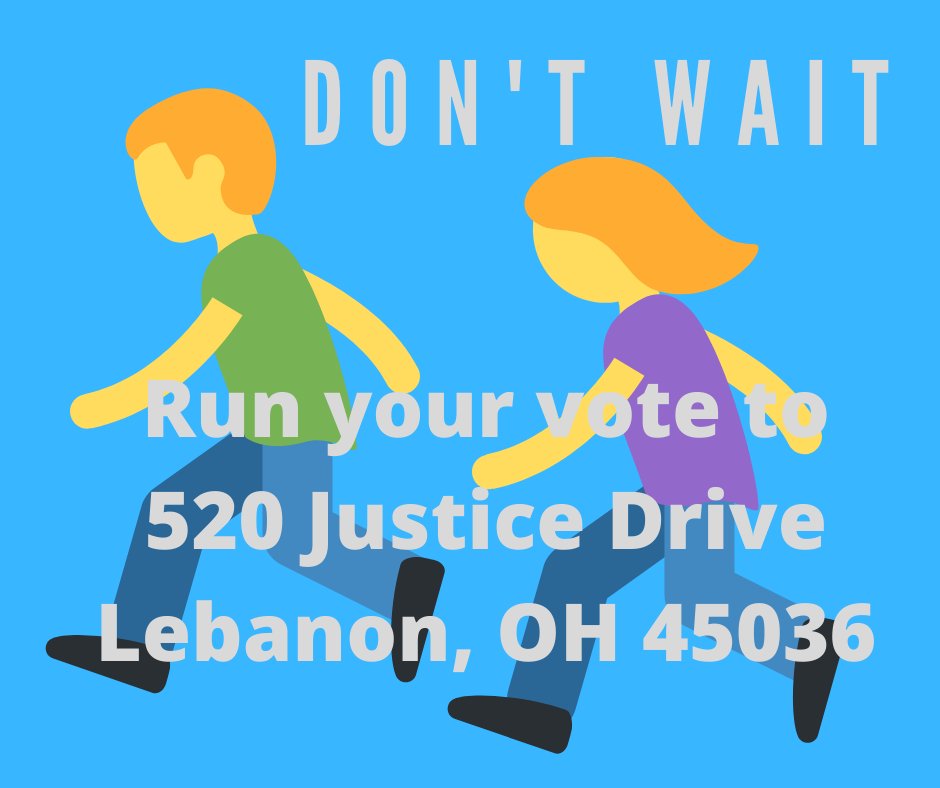 Time is running out!  Get your vote FOR Kings absentee ballot to Warren County BOE in the next hour!  Kings is counting on your vote!  #getitthereNOW #KingsStrong #voteFORkings #almostdone