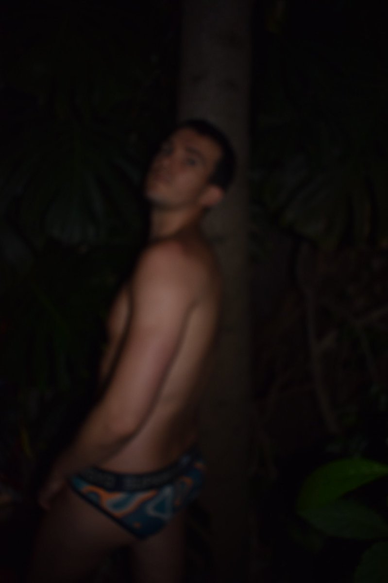 Hanging out in my #guerilla #underwear in the #garden 
#fern #abs #chest #guy #night #home #chilling #cheeky #lean #fit