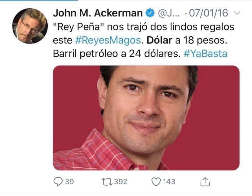 RockbertC's tweet image. Y ahora @JohnMAckerman cómo te saben tus palabras???