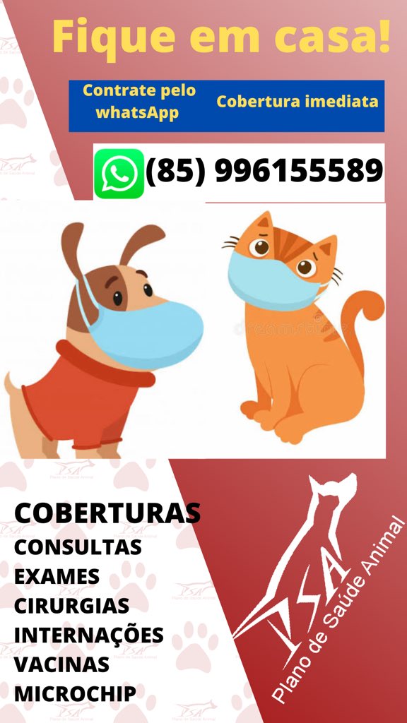 PSA Plano de saúde animal tweet media