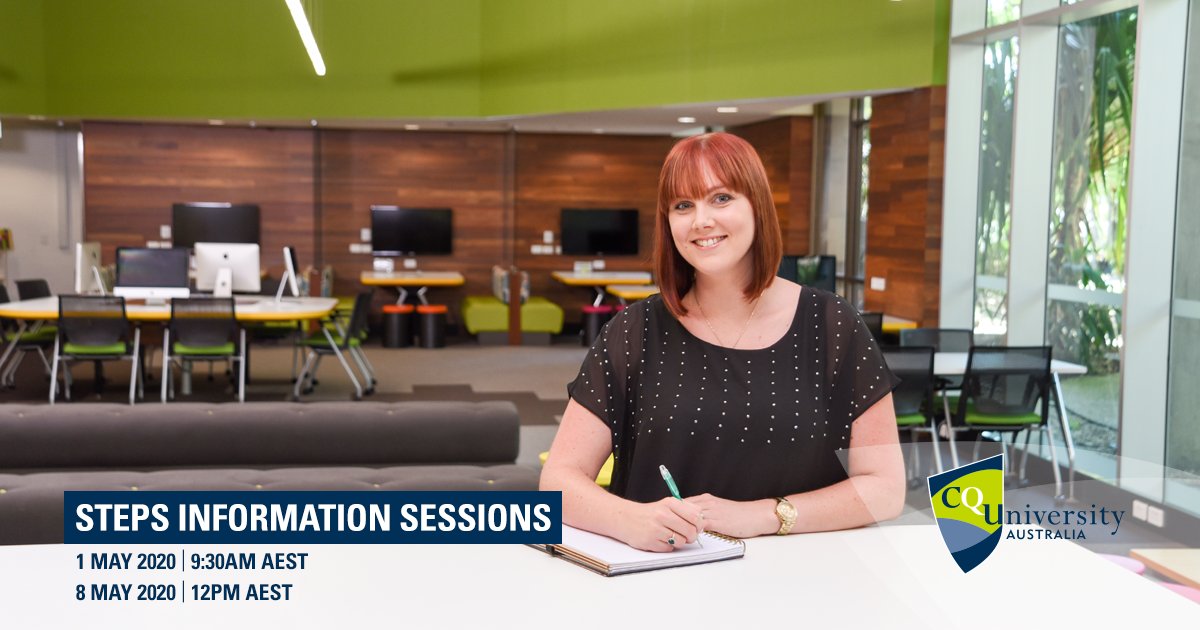 CQUni STEPS is a free and uniquely-tailored pathway to gain entry to your dream course. Learn more about how applying for STEPS can help you achieve your study goals at CQUni. ow.ly/sZ2v50zqfhB
