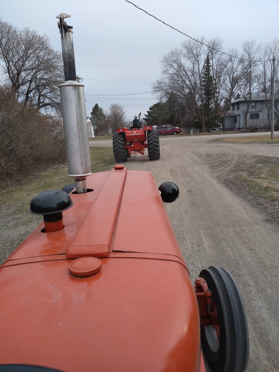 We had our own private parade in Binford today.  #SocialDistanacing