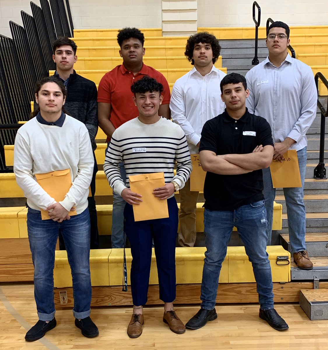 Our 12 Senior Student Athletes that have earned the attention of the collegiate ranks. They represent all that is Cohort 2020. Our Seniors had great GPAs &amp; scored well on their entrance exams. They represent Volleyball, Tennis, CrossCountry, Track &amp; Football.  We are proud 2020!
