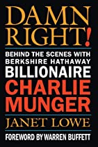 Recently, I read Charlie Munger’s autobiography, known as “Damn Right”. For those of you who don’t know Charlie Munger, just think of him as the guy who changed Warren Buffett's investment philosophy from looking at cigar buts to quality businesses (He is the current ViceChairman