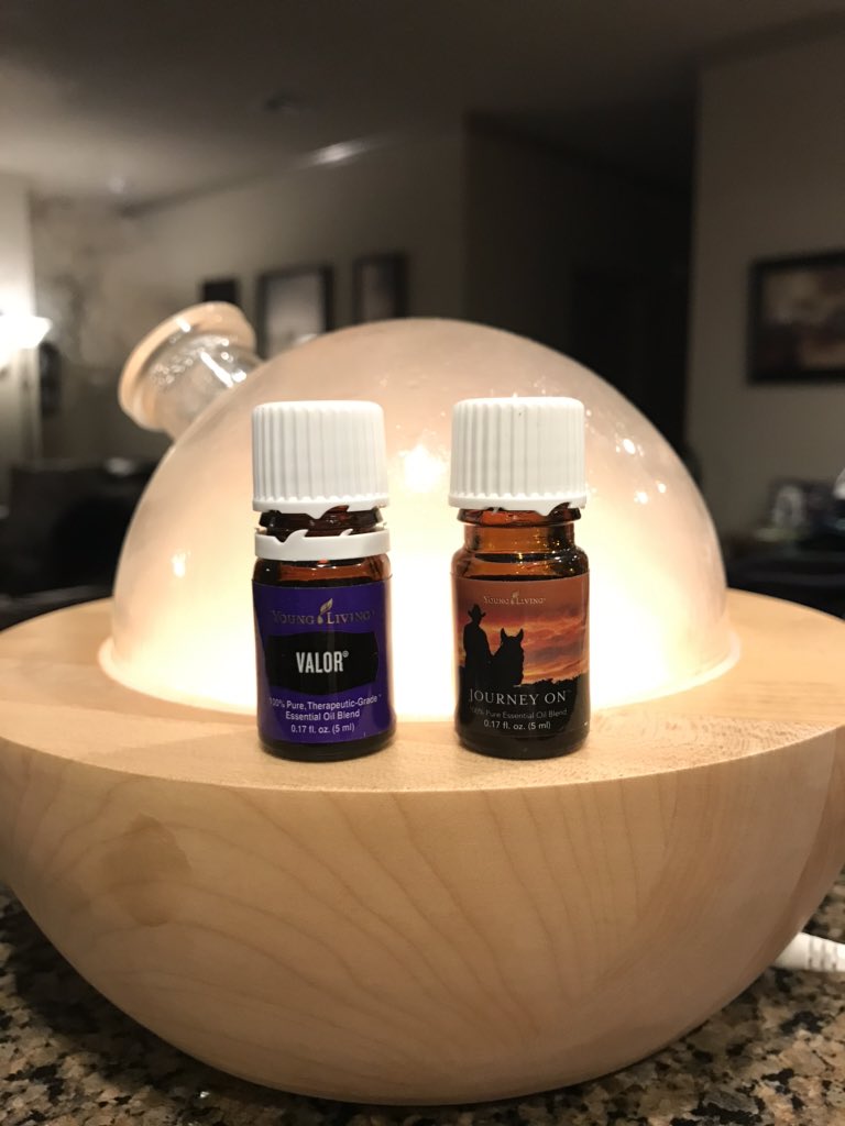 sherimurphy67's tweet photo. Valor & Journey On together is AMAZING! If you’re not oily, you should be. @youngliving has the best oils! #becauseofGary #yleo #ylathome https://t.co/ql0mgE3Htu