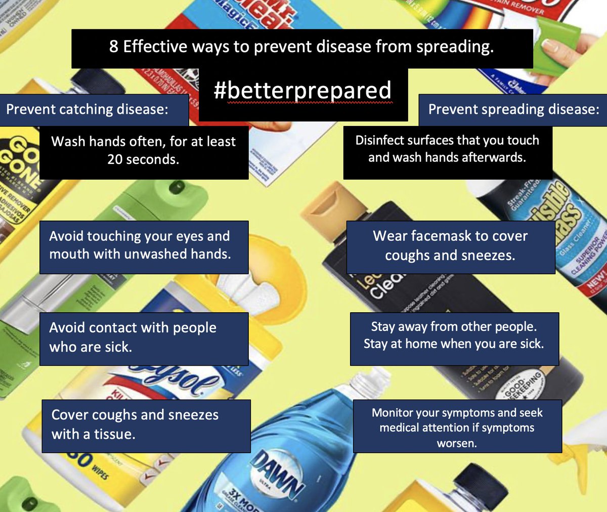 Prevent another pandemic! Do your duty in preventing the spread of disease! #betterprepared