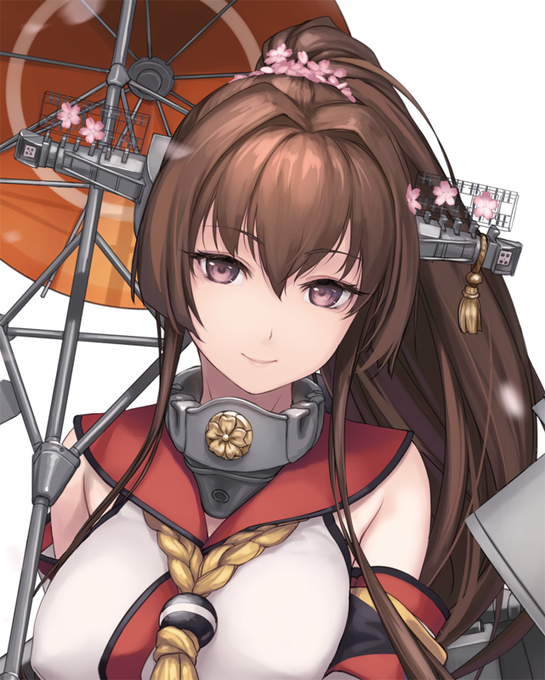 大和・サラトガの顔のを微修正。岸波は顔を描き直してあります。 