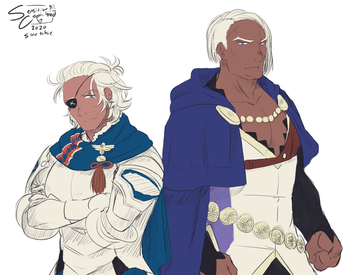 doodled a pair of retainers between commissions

#Niles #DedueMolinaro #fefates #FE3H