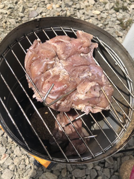 鳥もも薫製作りました 