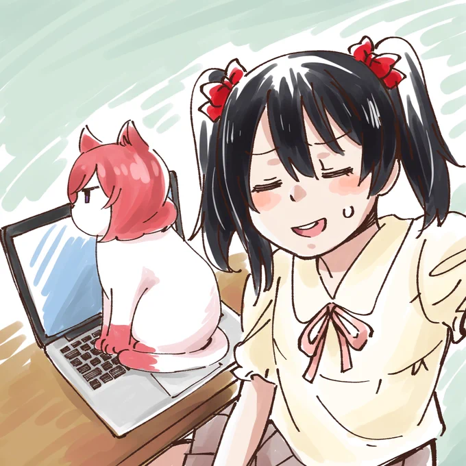 テレワーク中 