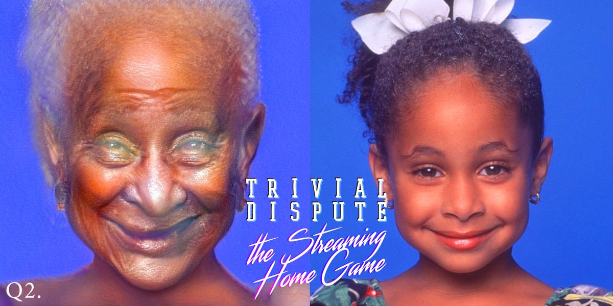 trivialdispute's tweet photo. In case you felt like sleeping tonight, here are the AI-aged up child stars from round 4! (featuring Old Danny Bonaduce as a post-apocalyptic guzzoline-peddler who is also 100% the orangutan from Dunston Checks In)
#TrivialDispute #StreamingHomeGame (1/2) https://t.co/y2RPFZdIxK