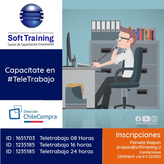 SoftTraining_'s tweet photo. Capacítate en #teletrabajo #softtraining #capacitación #cursos #quedateEncasa https://t.co/VvdEtvLpCD