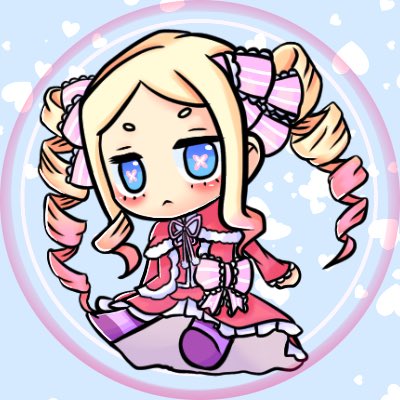 不明菜乃花さん パチカス絵師 おはようございます 本日1枚目 ベア子様 Betty Betty からリクエスト頂いたリゼロ からベアトリスのアイコン描きました 主線太めでミニキャラ描きやすいけど細かいところが難しい でもなんか自分的にはこの絵好き