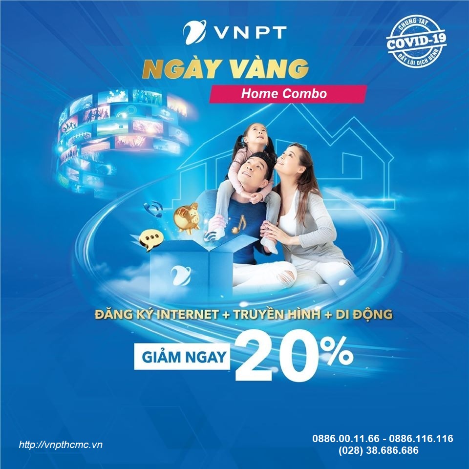SalesVnpt's tweet photo. NGÀY CUỐI CÙNG NHẬN NGAY ƯU ĐÃI GIẢM GIÁ 20% NGÀY VÀNG HOME COMBO
Nhanh tay gọi hotline đăng ký ngay nhé!
📲 Tổng đài đăng ký: 0886.00.11.66 - 0886.116.116 - (028) 38.686.686
☎️ Website: https://t.co/VZELuWFc1T
#LapInternetVNPT #HomeCombo #NgayVangHomeCombo #TruyenHinhMyTV https://t.co/sBG6yQ7e2T