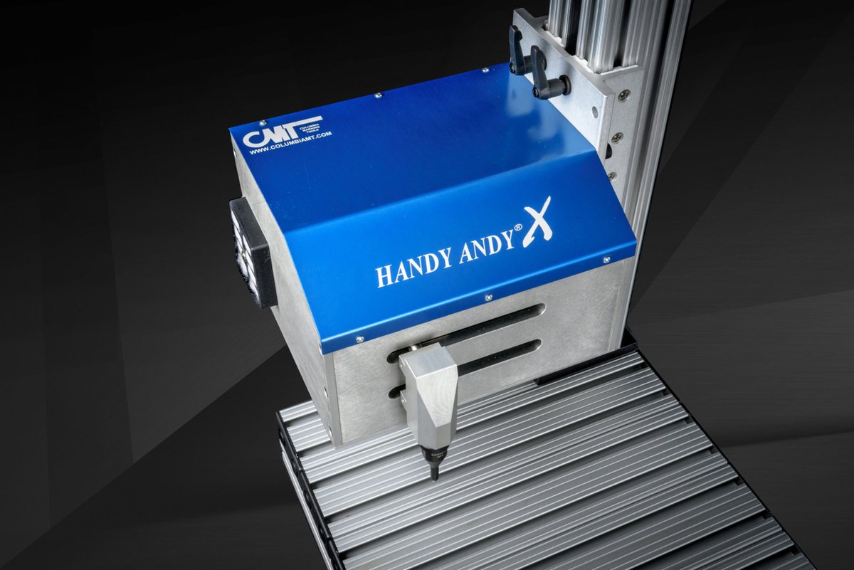 marcsteeleCMT's tweet image. Handy Andy X Features wide Ranging Advances to this Popular Low Volume Part Marking Product

 #ColumbiaMarkingTools #DateCode #directpartmarking #DotPeen #pinstamp #Tagmarking bit.ly/35clxga