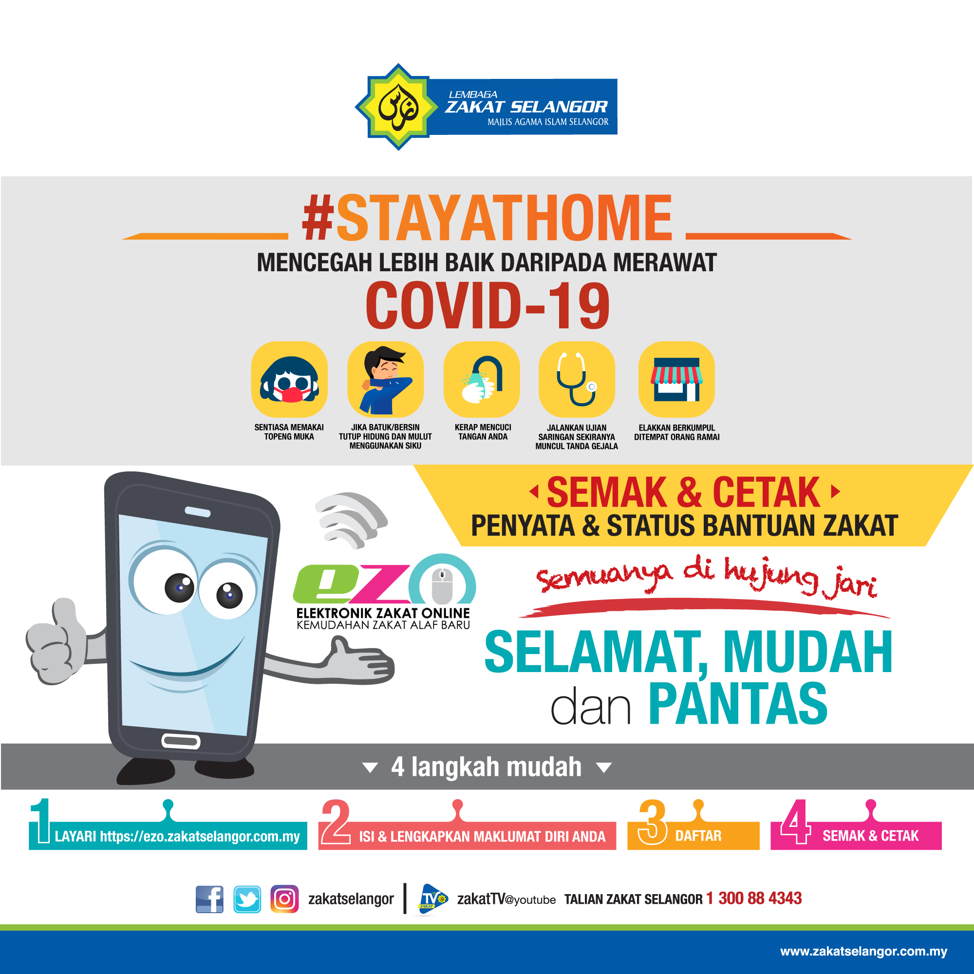 Bayar fitrah online selangor