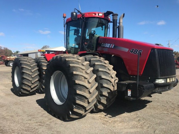 sunrseag's tweet photo. Just traded and ready for a new home...

2009 model Case IH Steiger 485, 7885 hours, 800 duals@70% tread, weight kit, wheel weights, Pro600, Accuguide, Leather interior.

Give the sales team a call on 03 5023 0284 for more information or visit https://t.co/ki8K8zGZyO https://t.co/6NHNVk6B7M