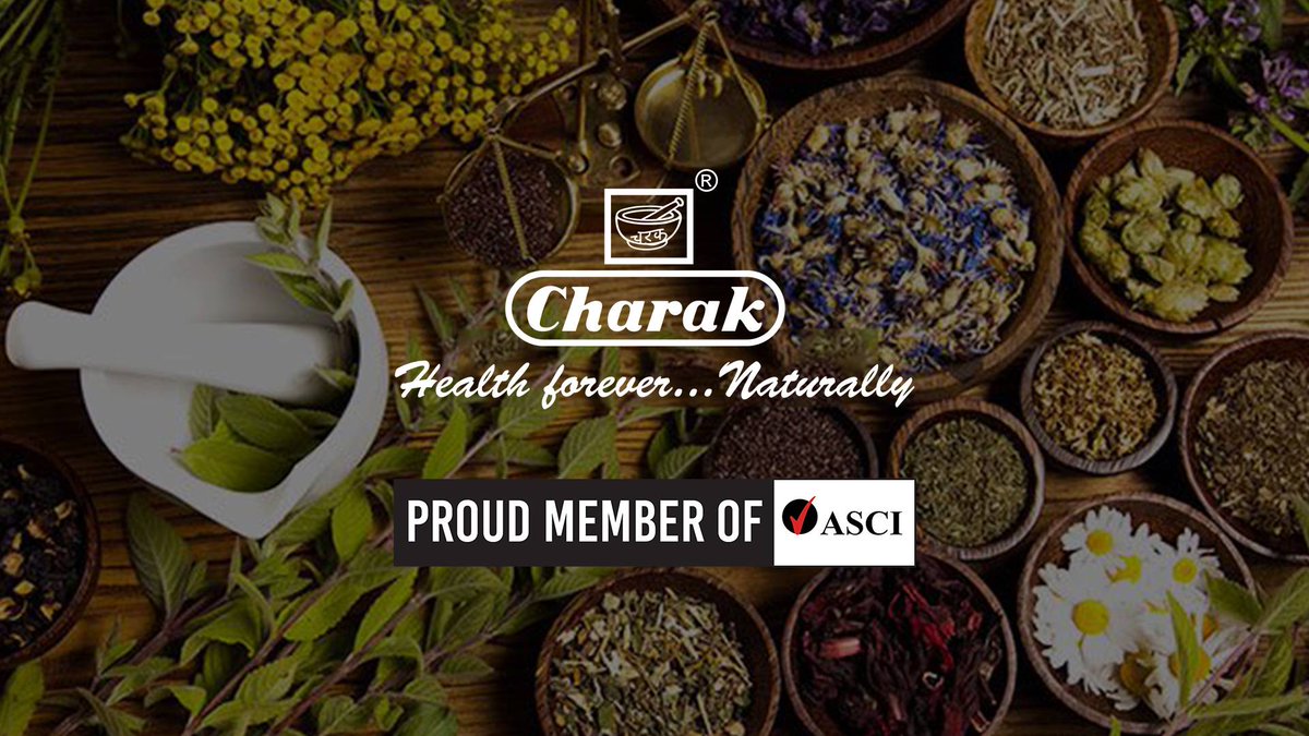 ascionline's tweet image. A proud ASCI member, Charak places paramount importance on self-regulation. Join this prestigious group of companies. Become an ASCI member. bit.ly/ASCImembership

@Charak_Pharma #JoinASCI #ASCIMembership #BecomeASCIMember #pharma #Ayurvedic #herbal #healthcare